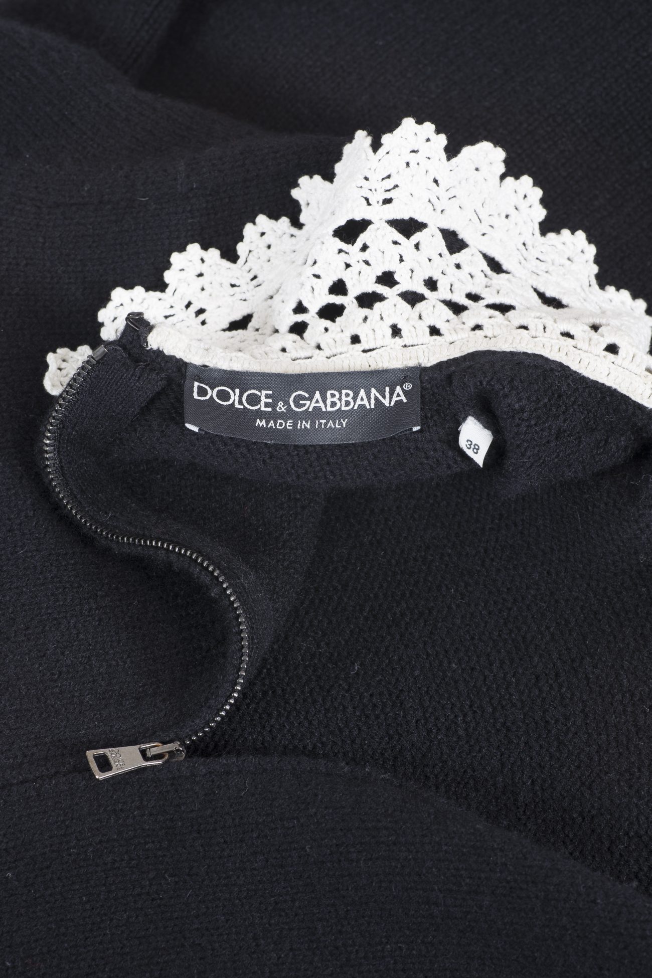 Dolce Gabbana Cashmere crochet dress