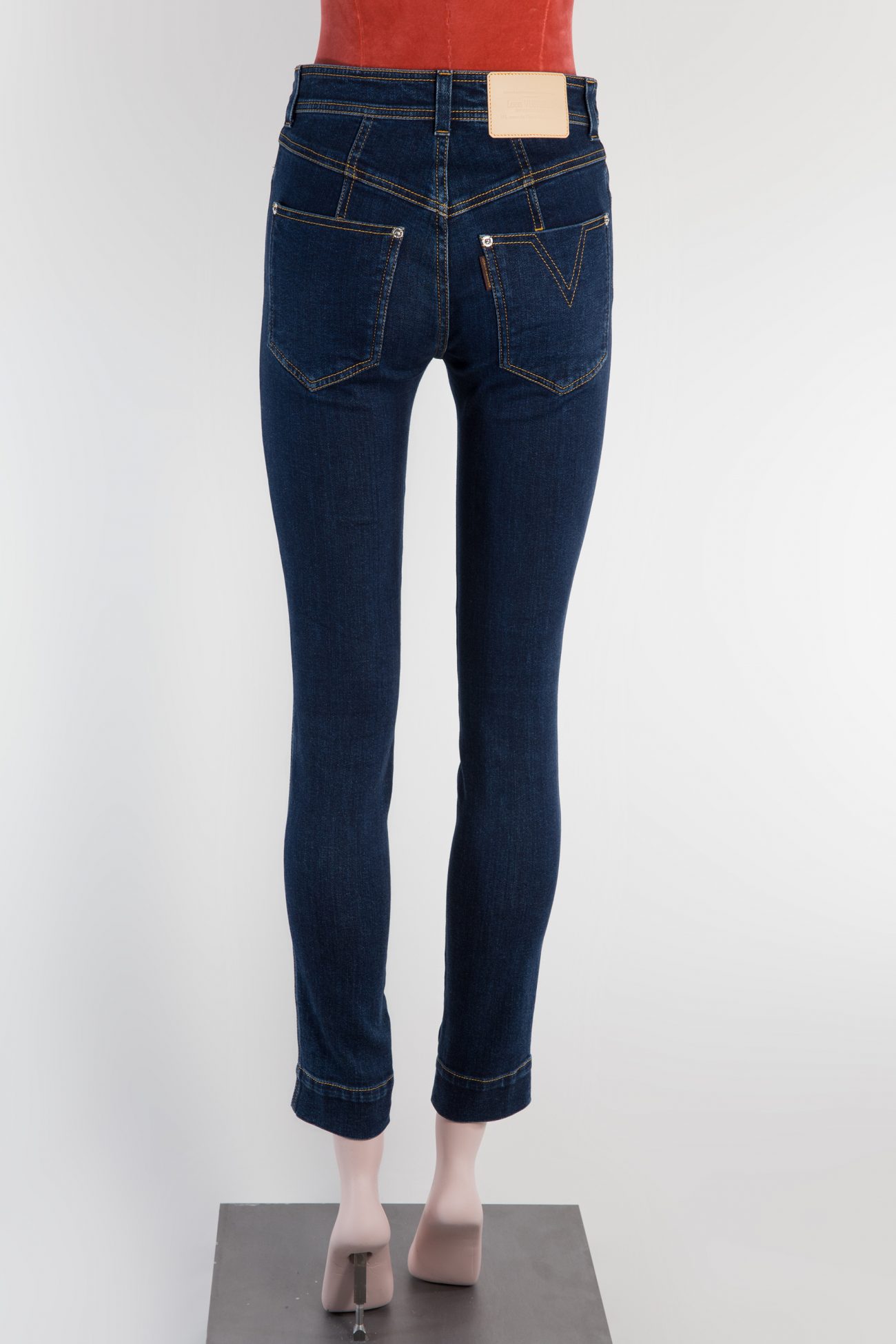 Louis Vuitton Mid-rise slim-leg jeans