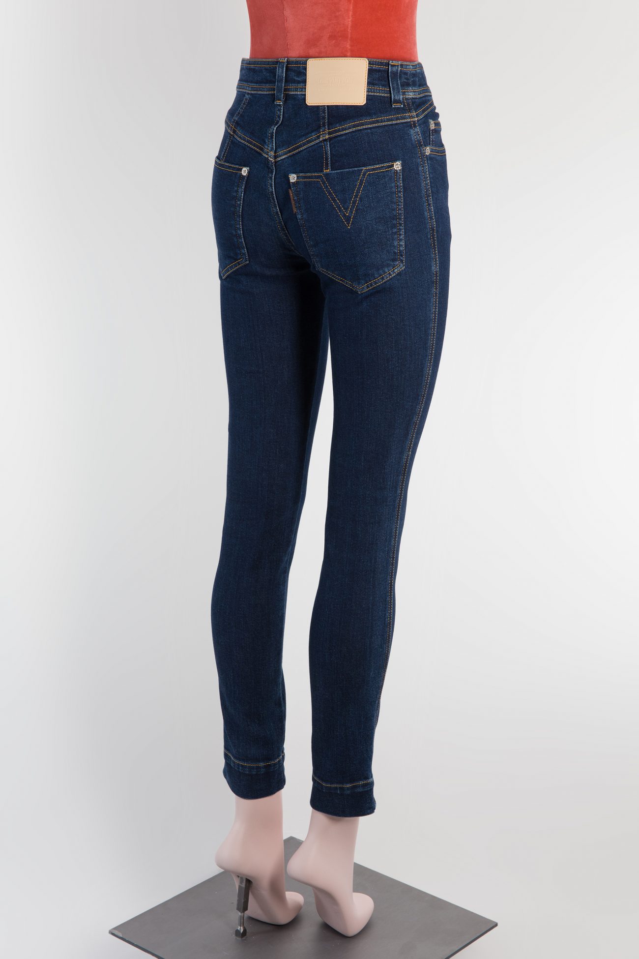 Louis Vuitton Mid-rise slim-leg jeans