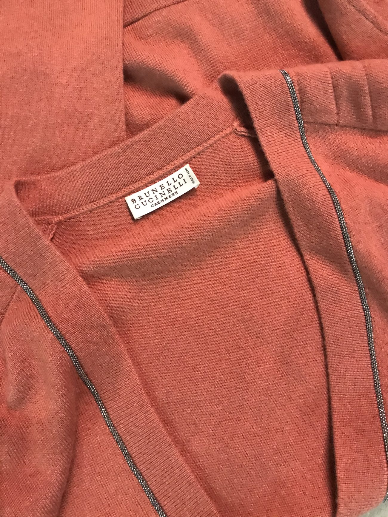 Brunello Cucinelli Cashmere sweater with Monili beads