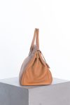 Hermes Birkin 35 Cognac Togo Palladium Hardware