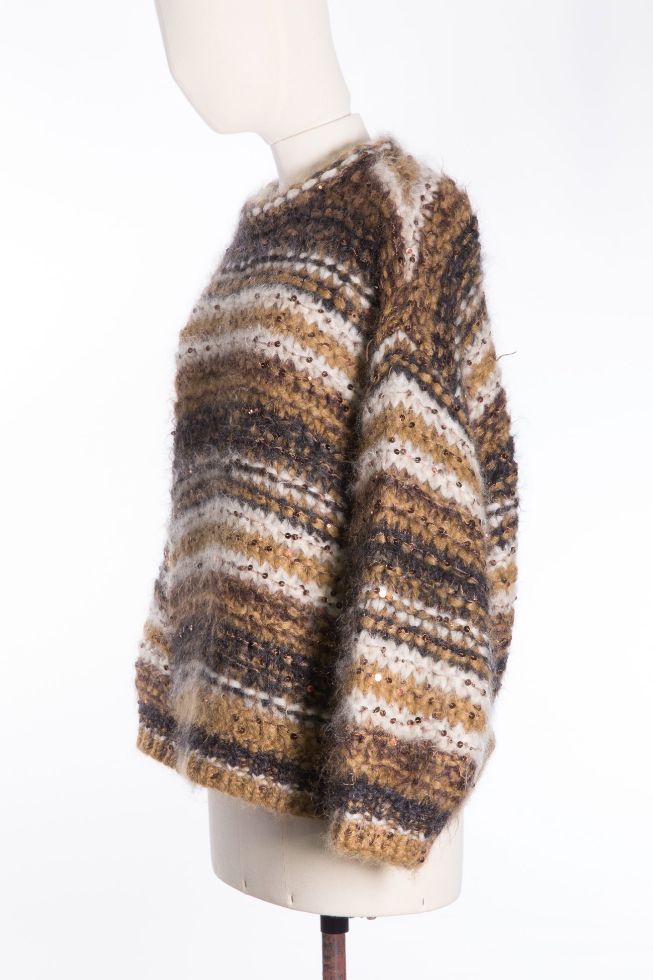 Brunello Cucinelli Sequin mohair blend sweater