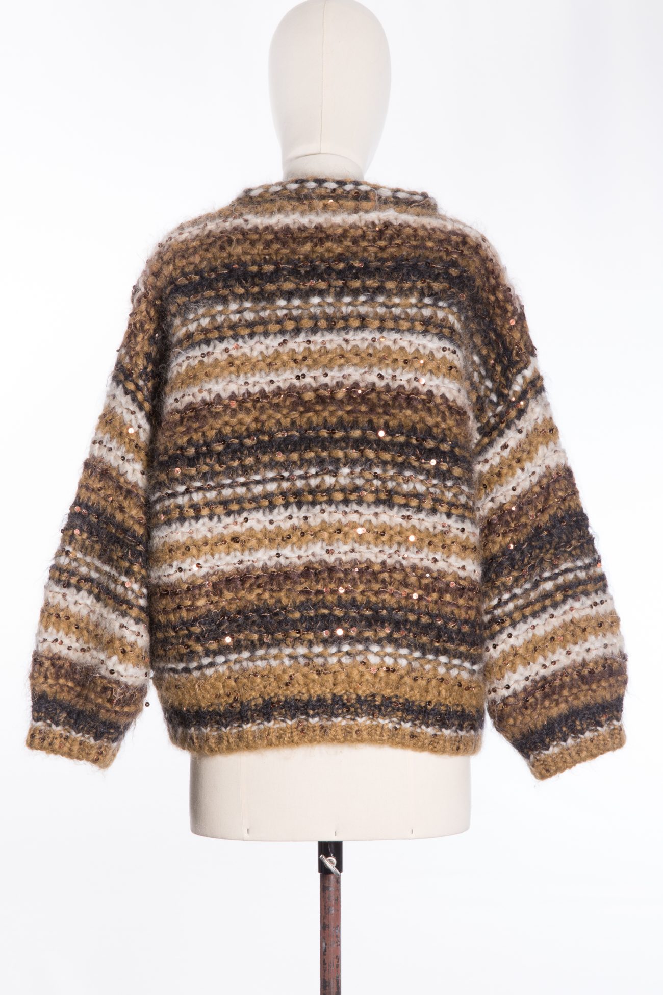 Brunello Cucinelli Sequin mohair blend sweater