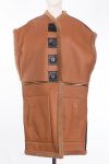 Louis Vuitton Shearling leather gilet with detachable bottom