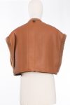 Louis Vuitton Shearling leather gilet with detachable bottom