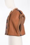 Louis Vuitton Shearling leather gilet with detachable bottom