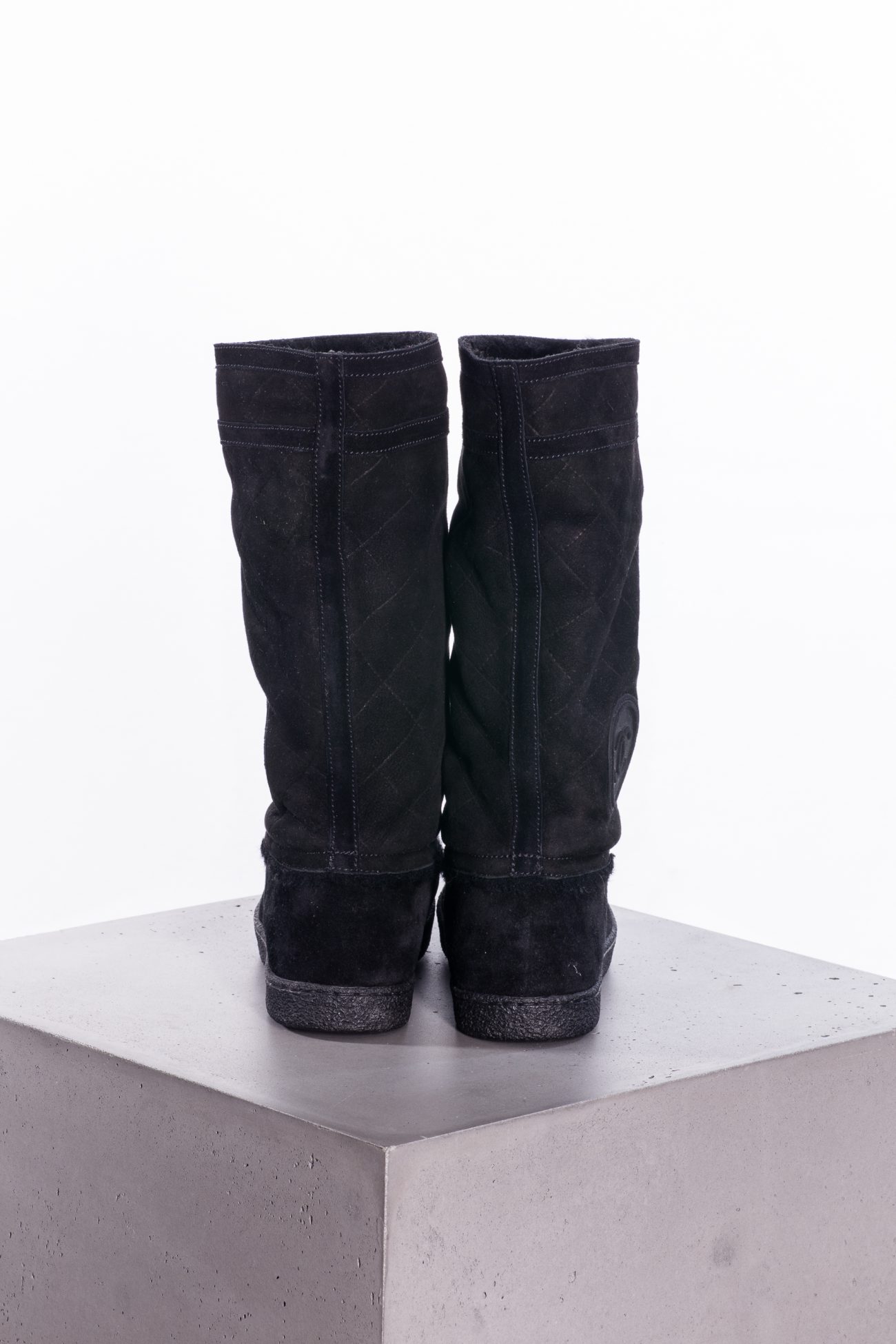 Chanel Shearling winter boots