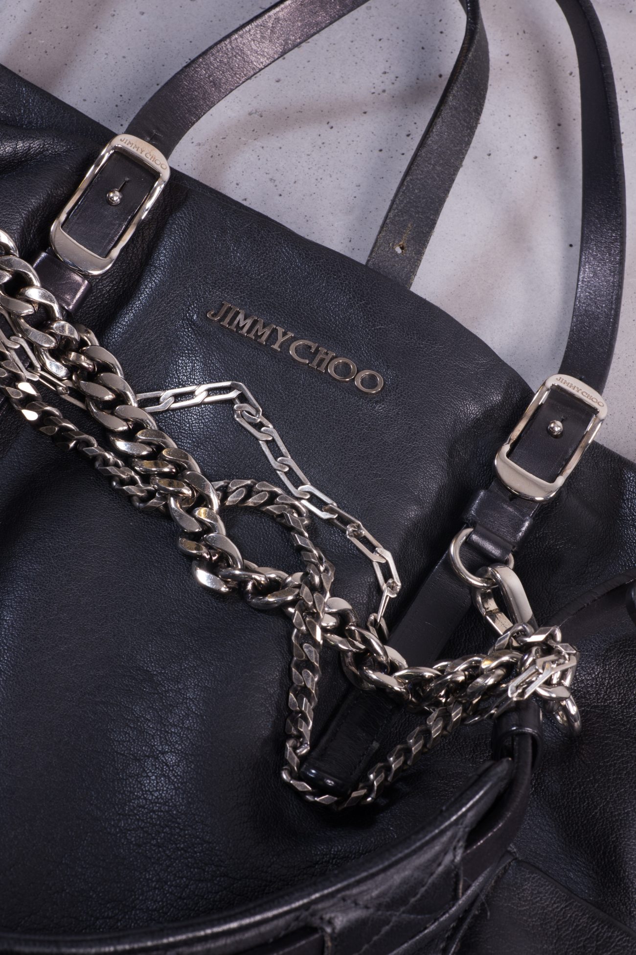 Jimmy Choo Blare tote in black