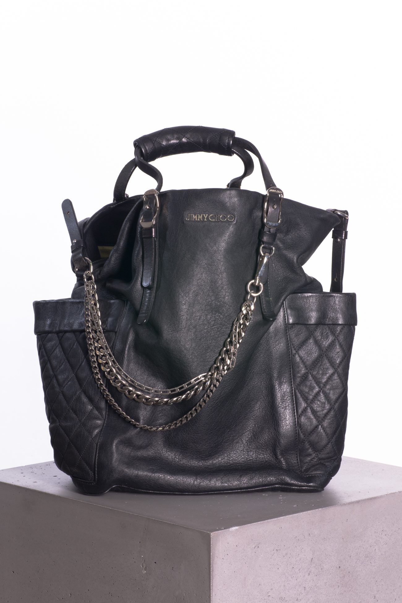 Jimmy Choo Blare tote in black