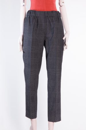 Brunello Cucinelli Wool trousers with Monili beads