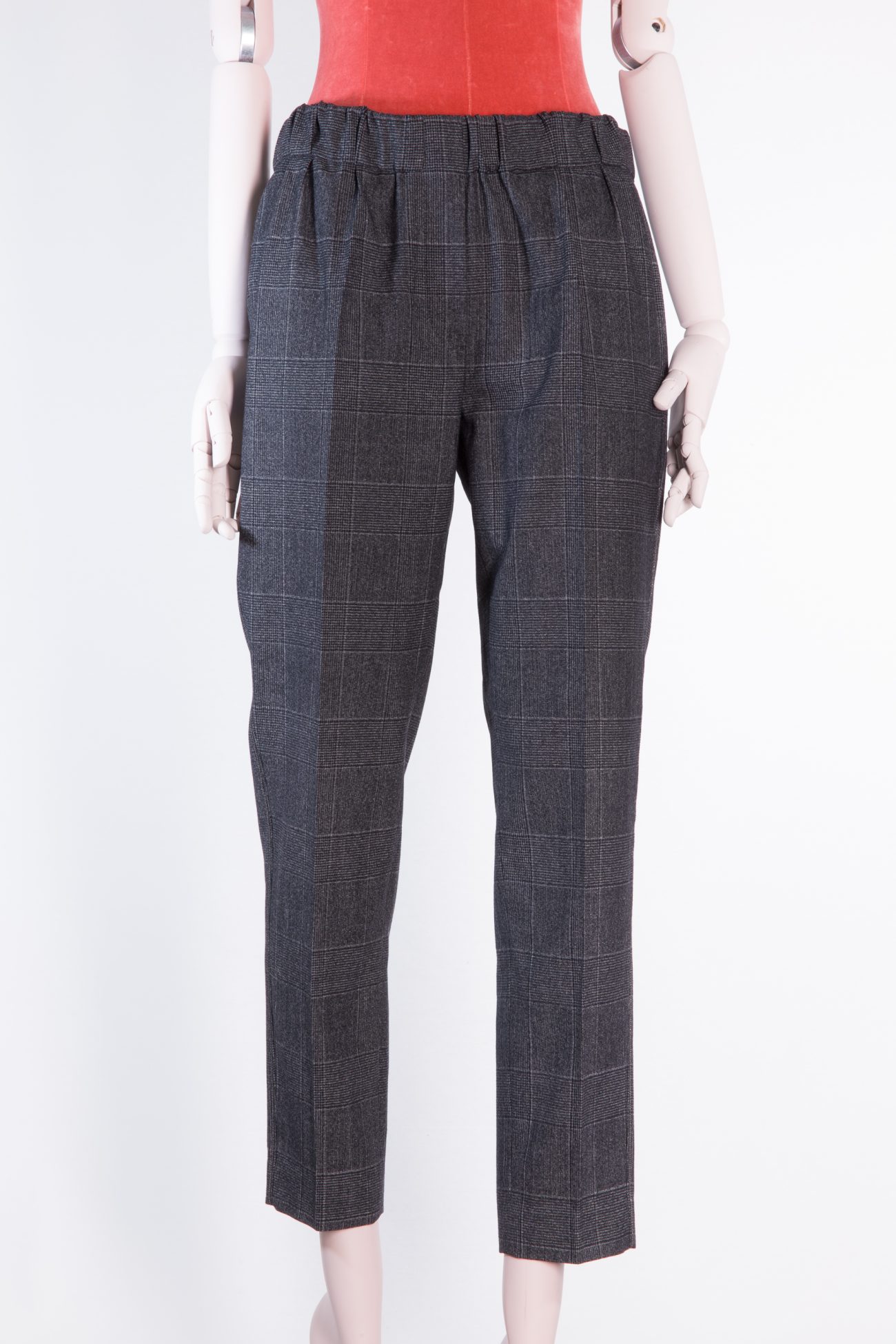Brunello Cucinelli Wool trousers with Monili beads