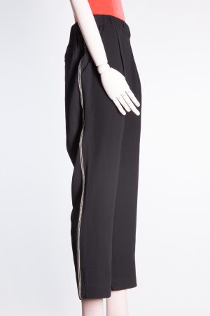 Brunello Cucinelli Pants with elastic waist band and Monili beads