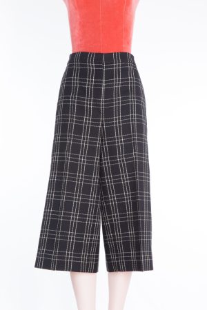 Christian Dior Cropped wide leg wool pants