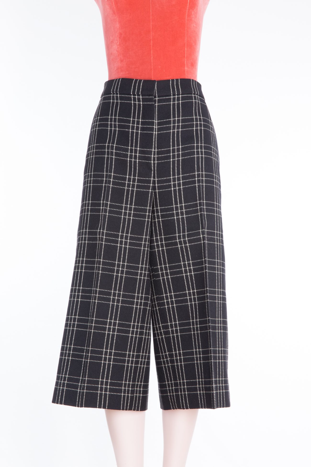 Christian Dior Cropped wide leg wool pants