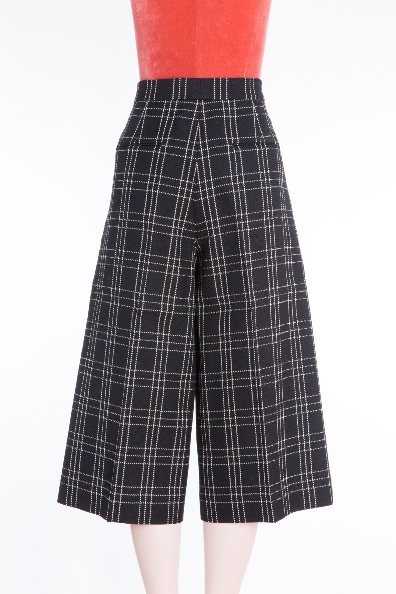 Christian Dior Cropped wide leg wool pants