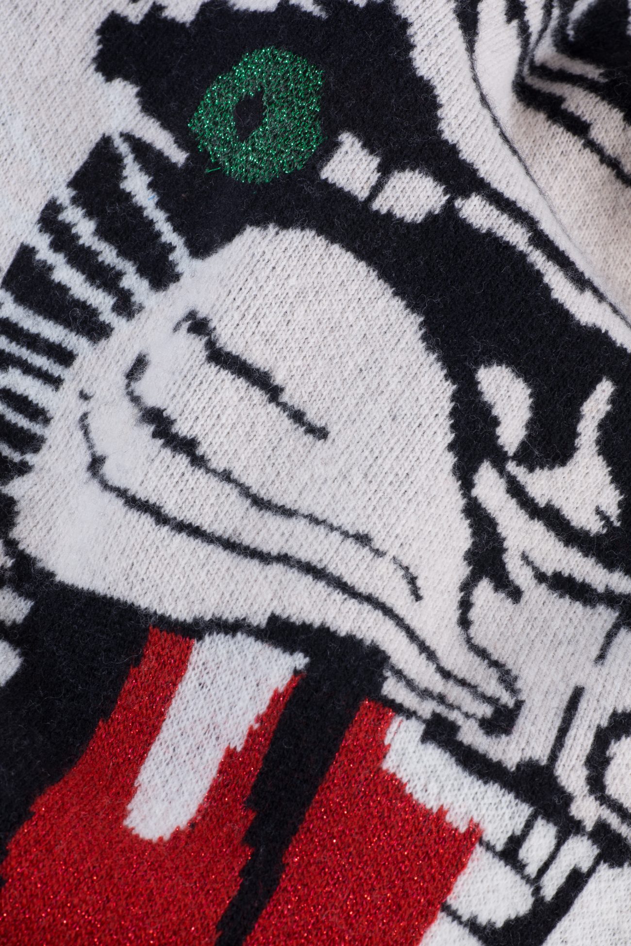 Gucci Embroidered intarsia wool sweater