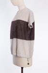 Brunello Cucinelli Sequin embellished linen and silk blend sleeveless jumper
