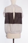 Brunello Cucinelli Sequin embellished linen and silk blend sleeveless jumper
