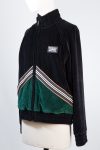 Burberry Black striped two-tone velour jacket