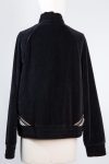 Burberry Black striped two-tone velour jacket