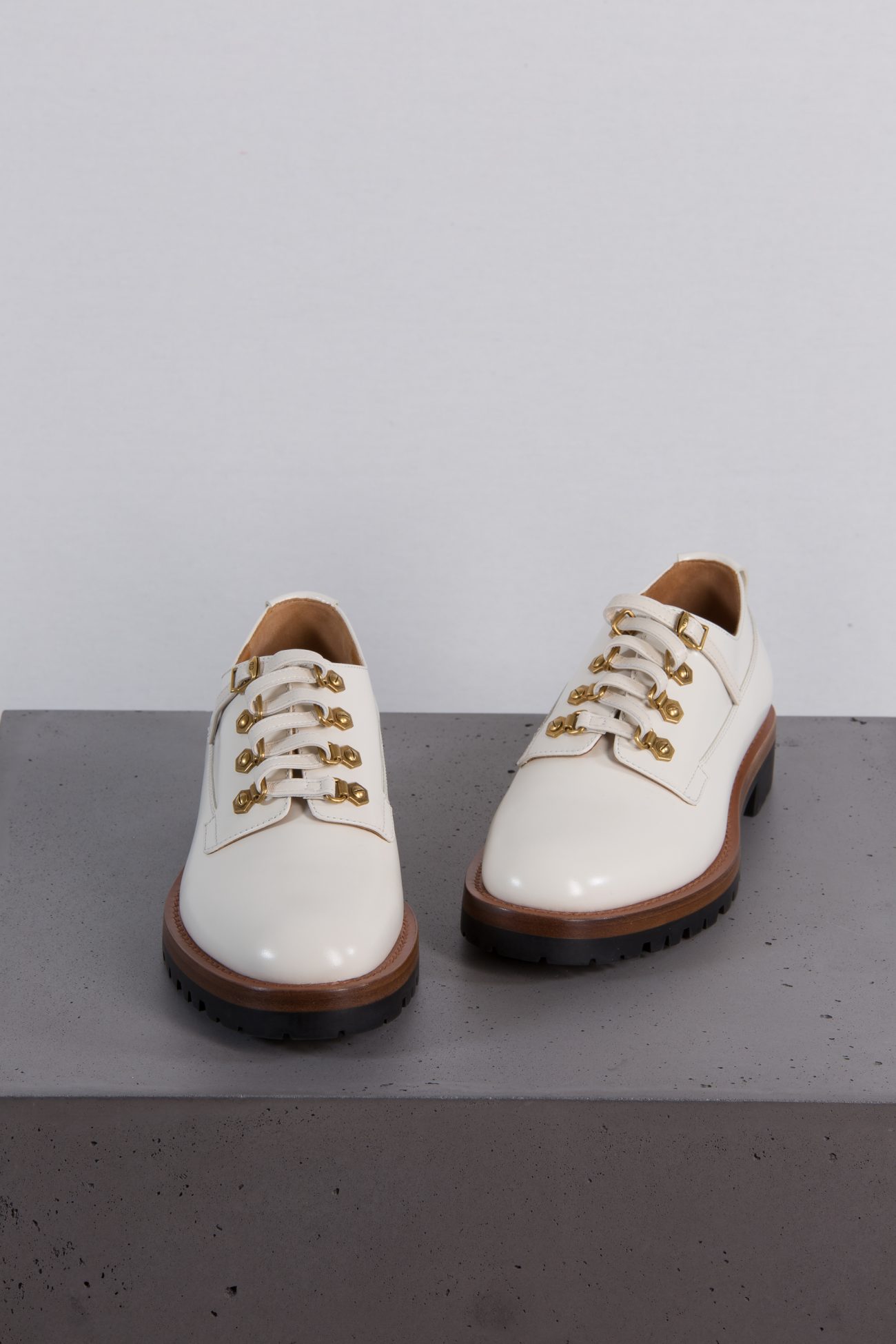 Christian Dior Glossed-leather brogues