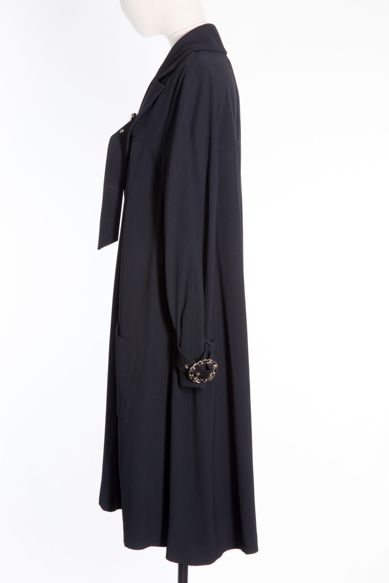 Chanel Long Coat/cardigan with CC logo buttons