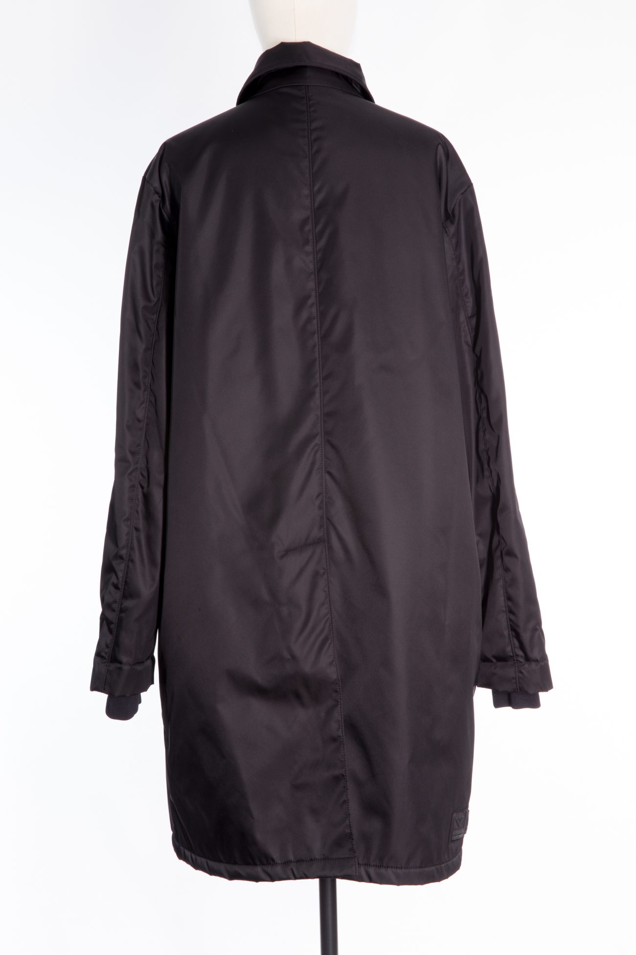 Prada X Adidas black Re-nylon car coat