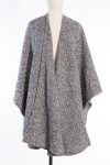 Ermanno Scervino Wool-blend cape coat with the silver thread