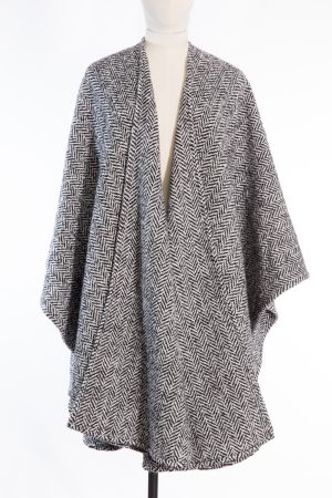 Ermanno Scervino Wool-blend cape coat with the silver thread