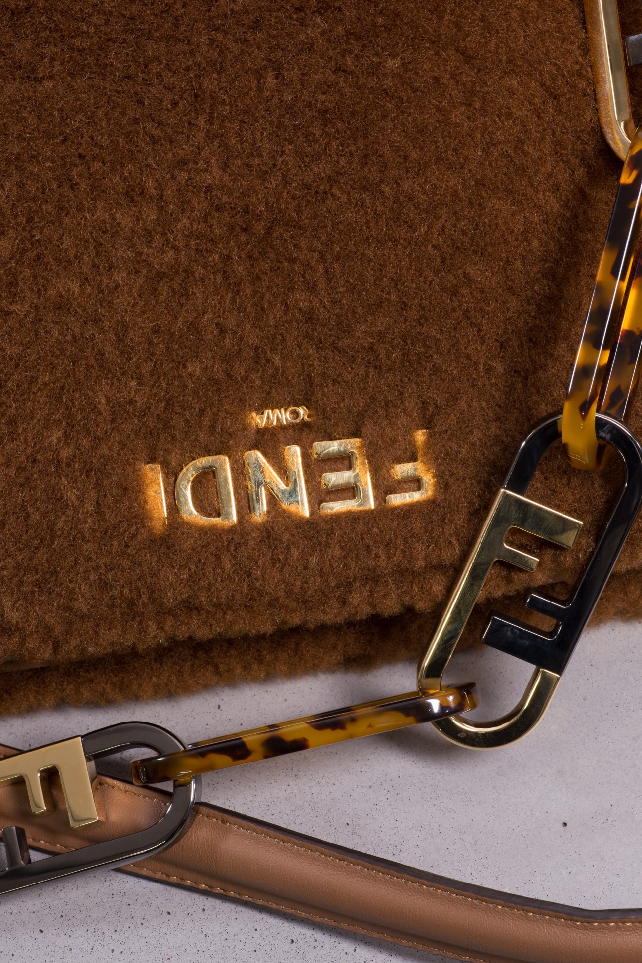 Fendi sheepskin bag