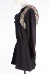 Louis Vuitton Dress with multicolor ruffles on the shoulders