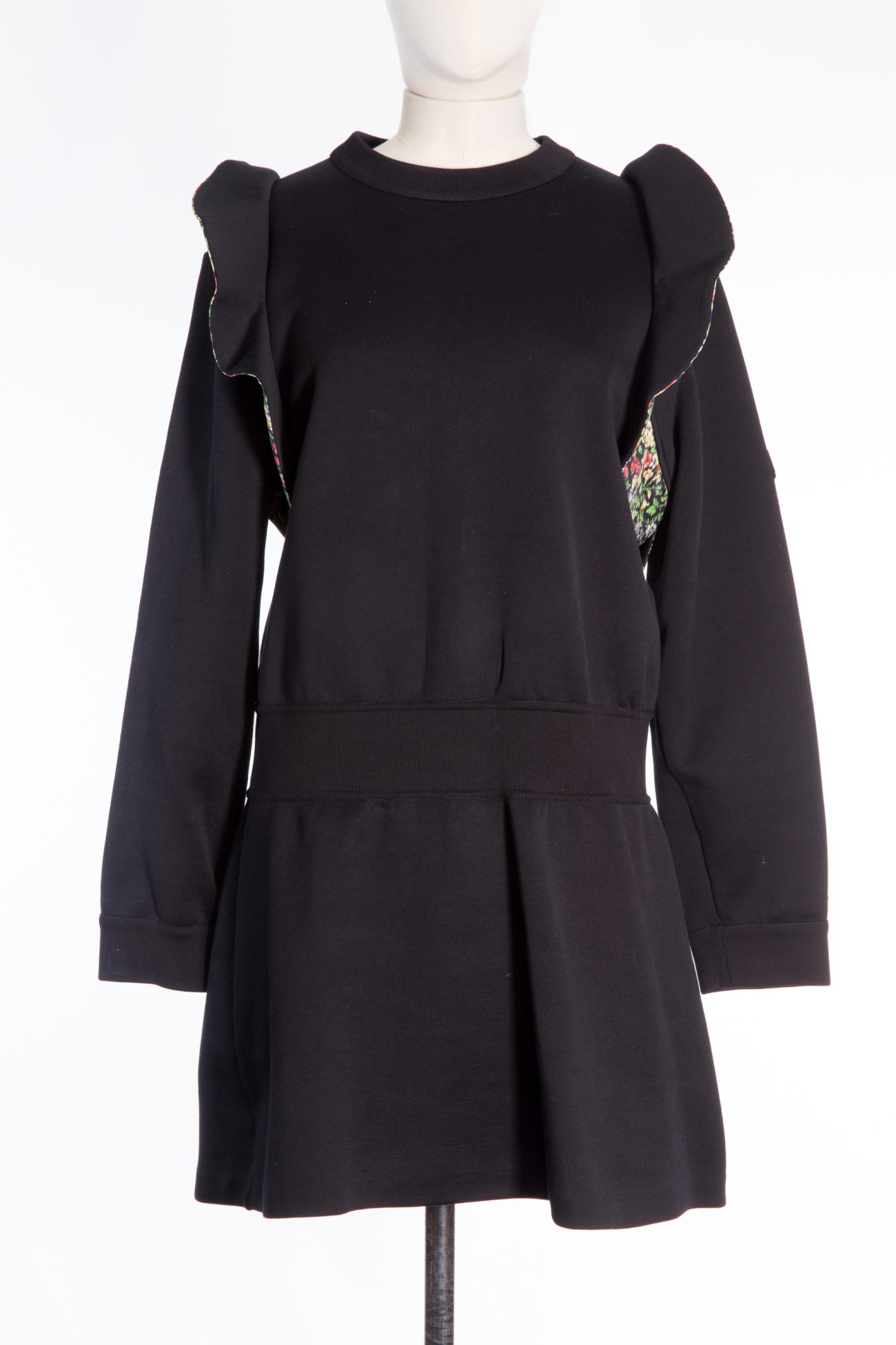 Louis Vuitton Dress with multicolor ruffles on the shoulders