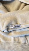 Brunello Cucinelli Cashmere turtleneck sweater with lettering