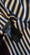 Prada Striped cotton-blend cardigan