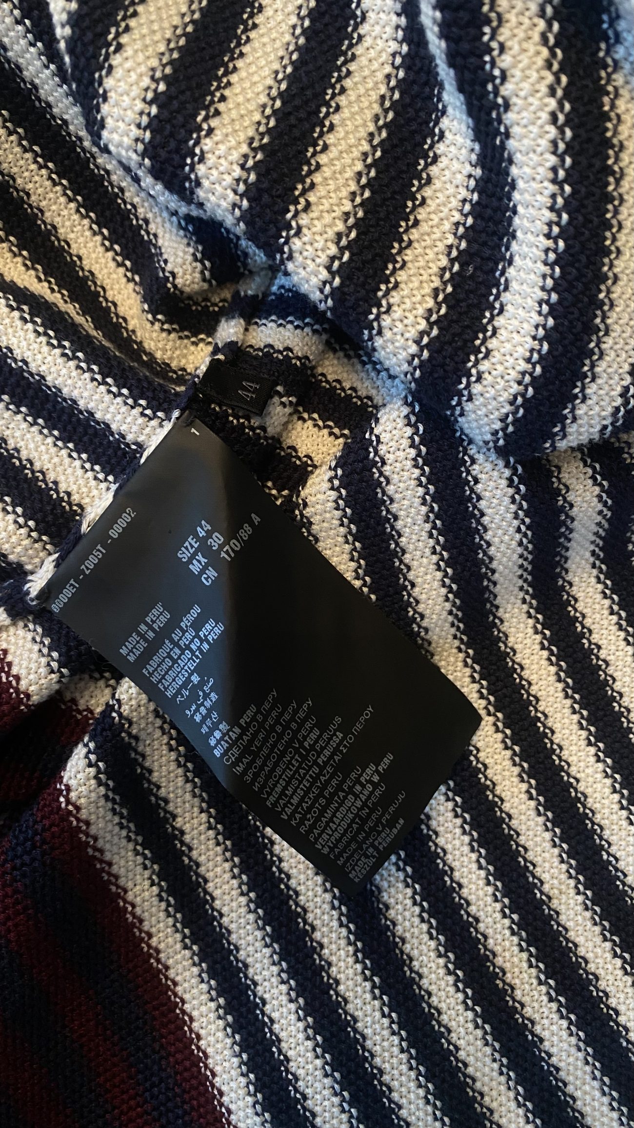 Prada Striped cotton-blend cardigan