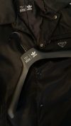 Prada X Adidas black Re-nylon car coat