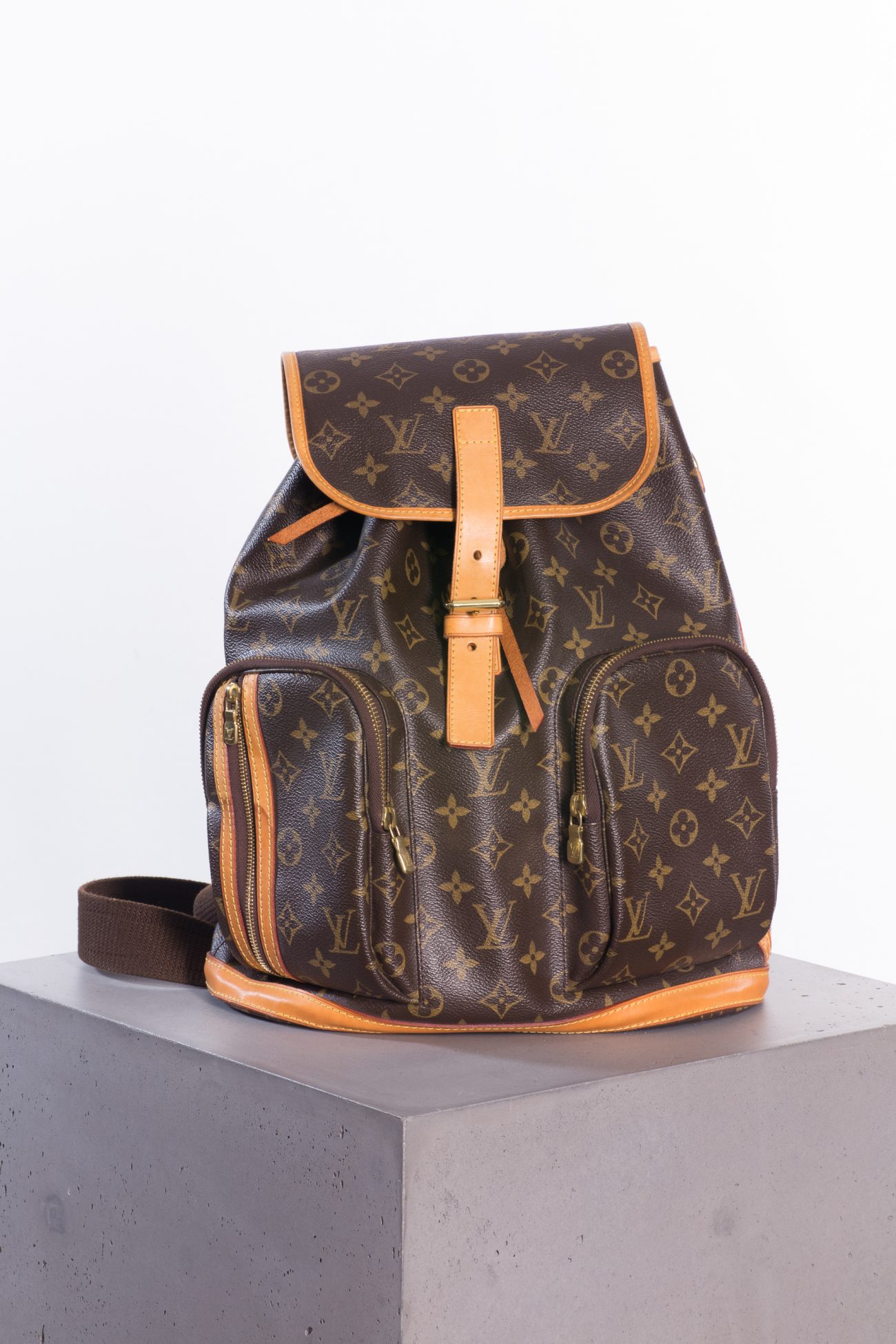 Louis Vuitton Brown monogram Bosphore backpack