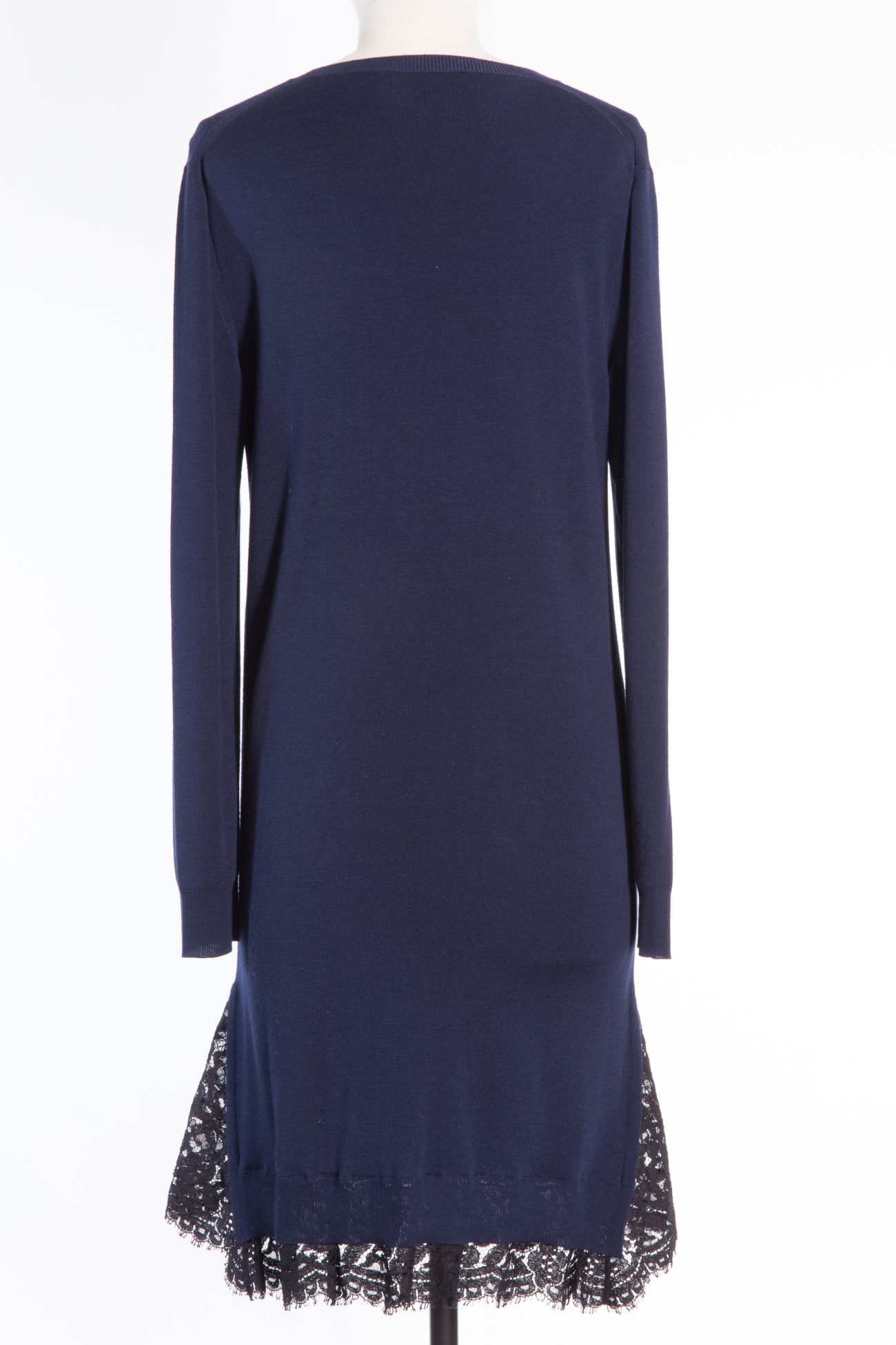 Louis Vuitton wool dress with lace