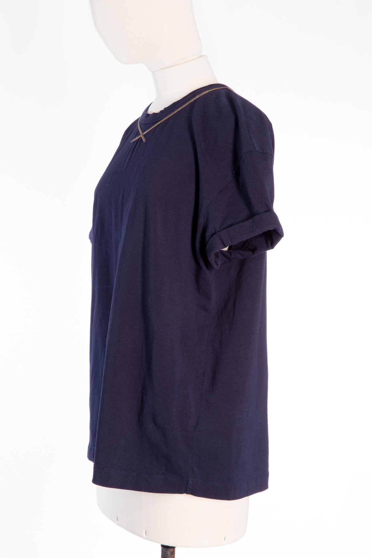 Brunello Cucinelli Beaded cotton T-shirt