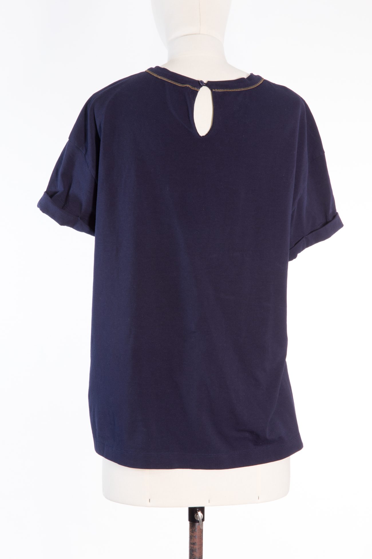 Brunello Cucinelli Beaded cotton T-shirt
