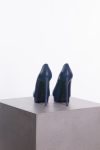 Saint Laurent Leather Janis pointed toe platform pumps 