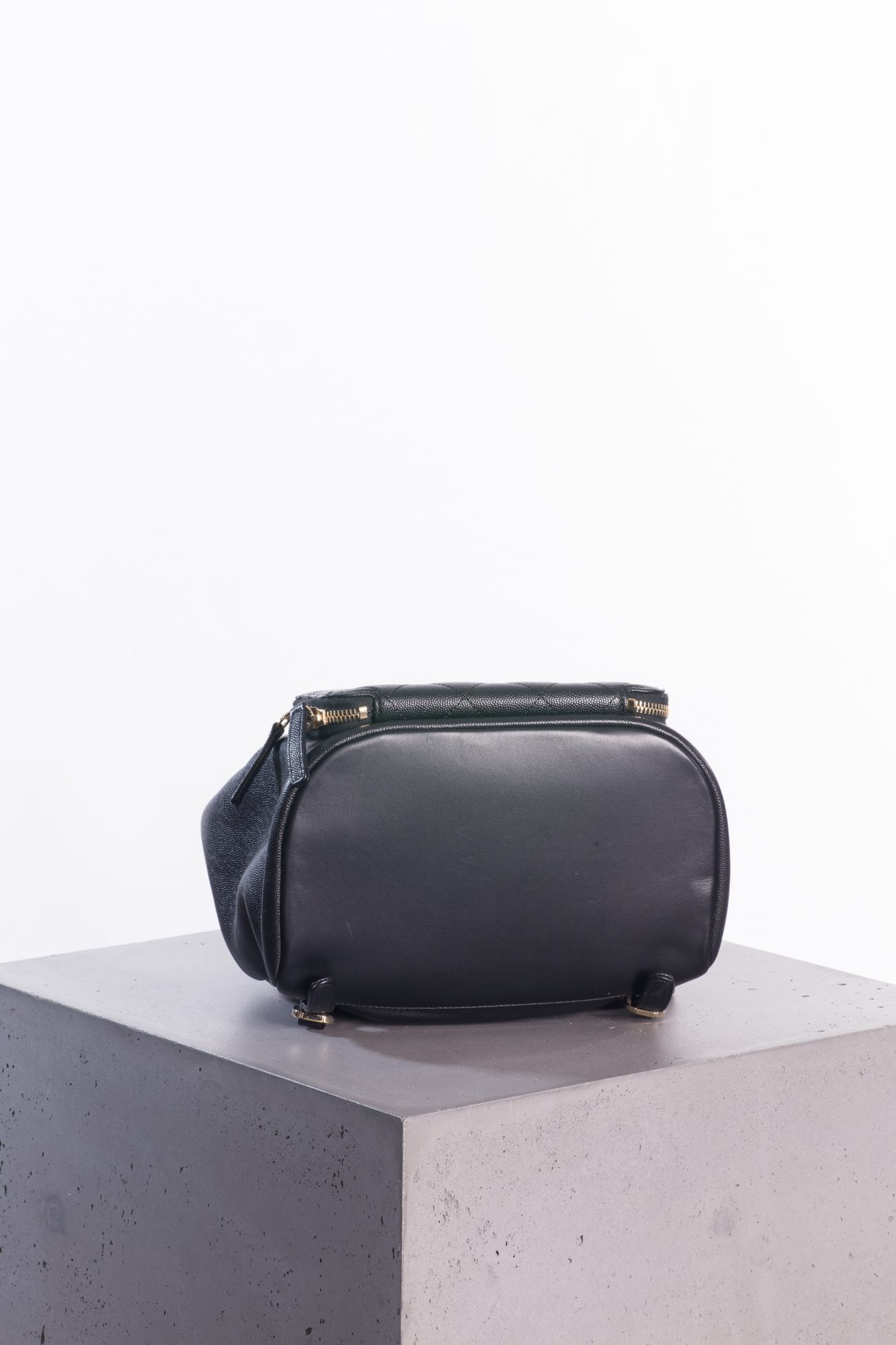 Chanel Black caviar business affinity backpack gold hardware