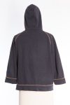 Brunello Cucinelli Cotton cardigan with a hood and Monili beads