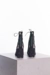 Christian Dior Black suede and mesh embroidered naughtily-D ankle boots 