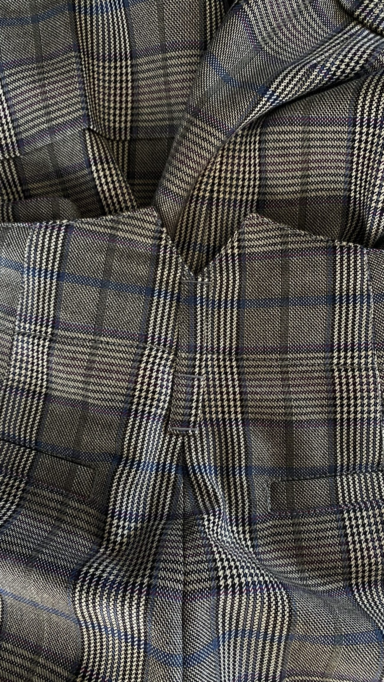Brunello Cucinelli Plaid virgin wool trousers