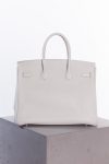 Hermes Birkin 35 Taurillon Clemence in Gris Perle