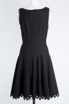 Alaia Laser-cut stretch-knit mini dress