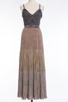Missoni Colorful Strappy Maxi Dress with Petticoat