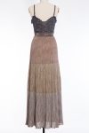 Missoni Colorful Strappy Maxi Dress with Petticoat