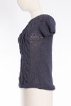 Brunello Cucinelli Cotton crochet-knit top